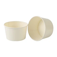 Iskrem papirkoppskål